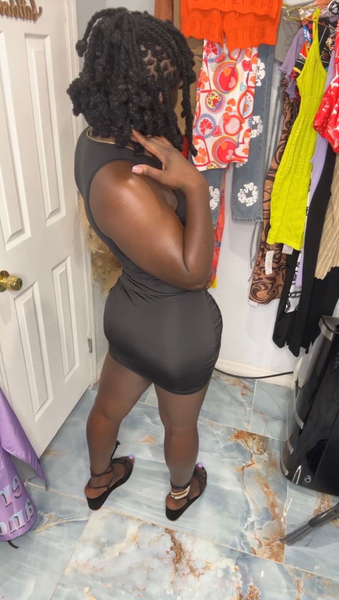 Black Cut Out 2 Piece