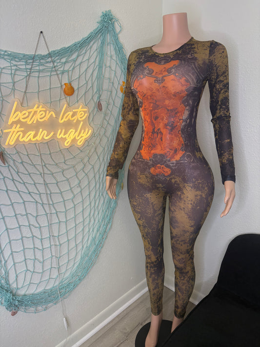 Burning Flame Jumpsuit