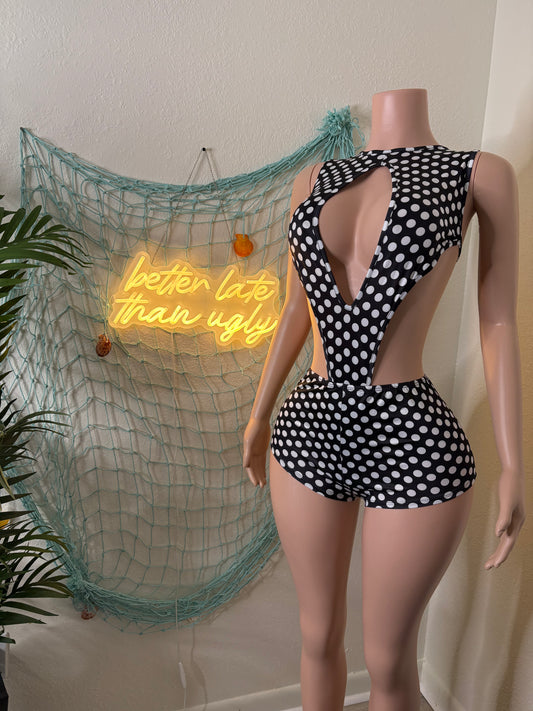 Polka Perfection Romper
